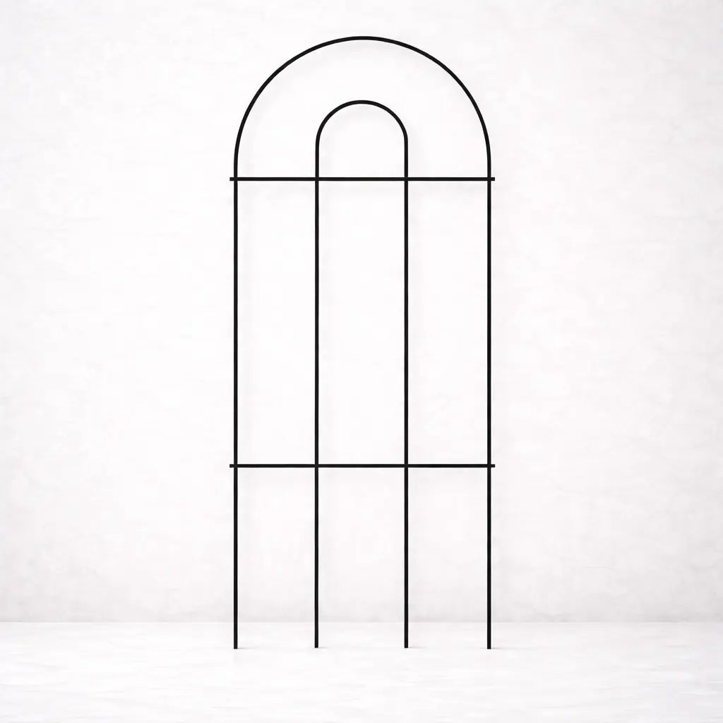 Decorative Metal Trellis Panel Fence